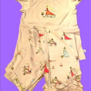 Lavender French-Themed Top & Pants, Size 9